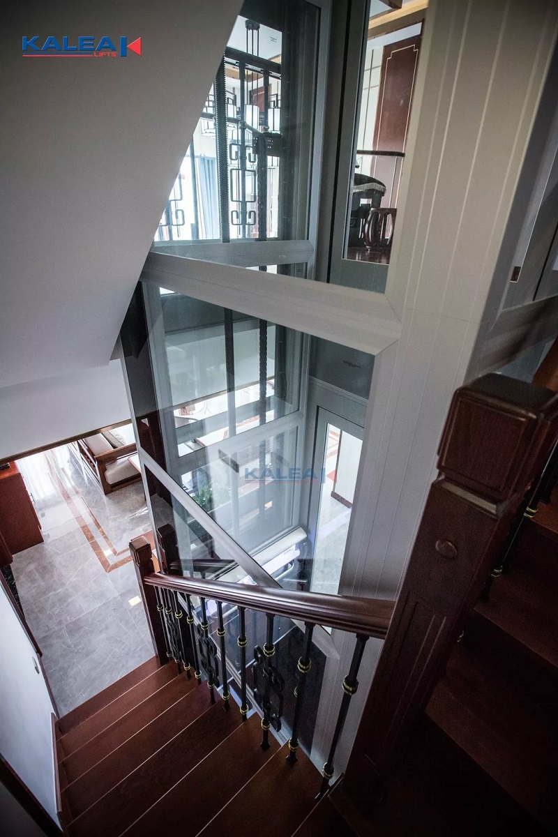 透明玻璃家用电梯