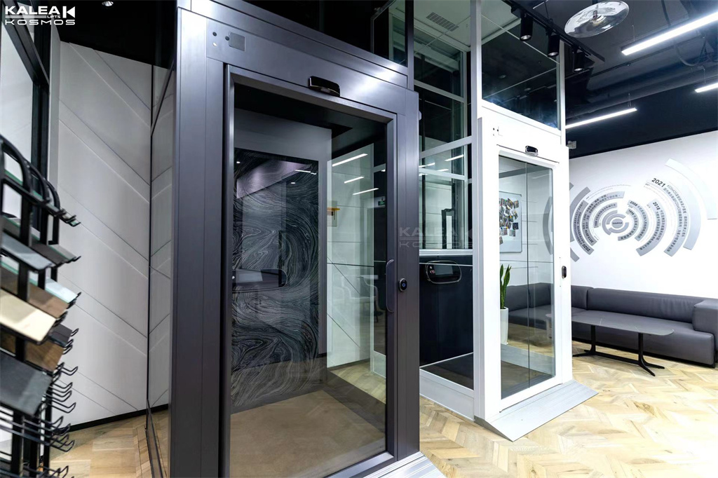 卡尼亚郑州展厅家用电梯一角