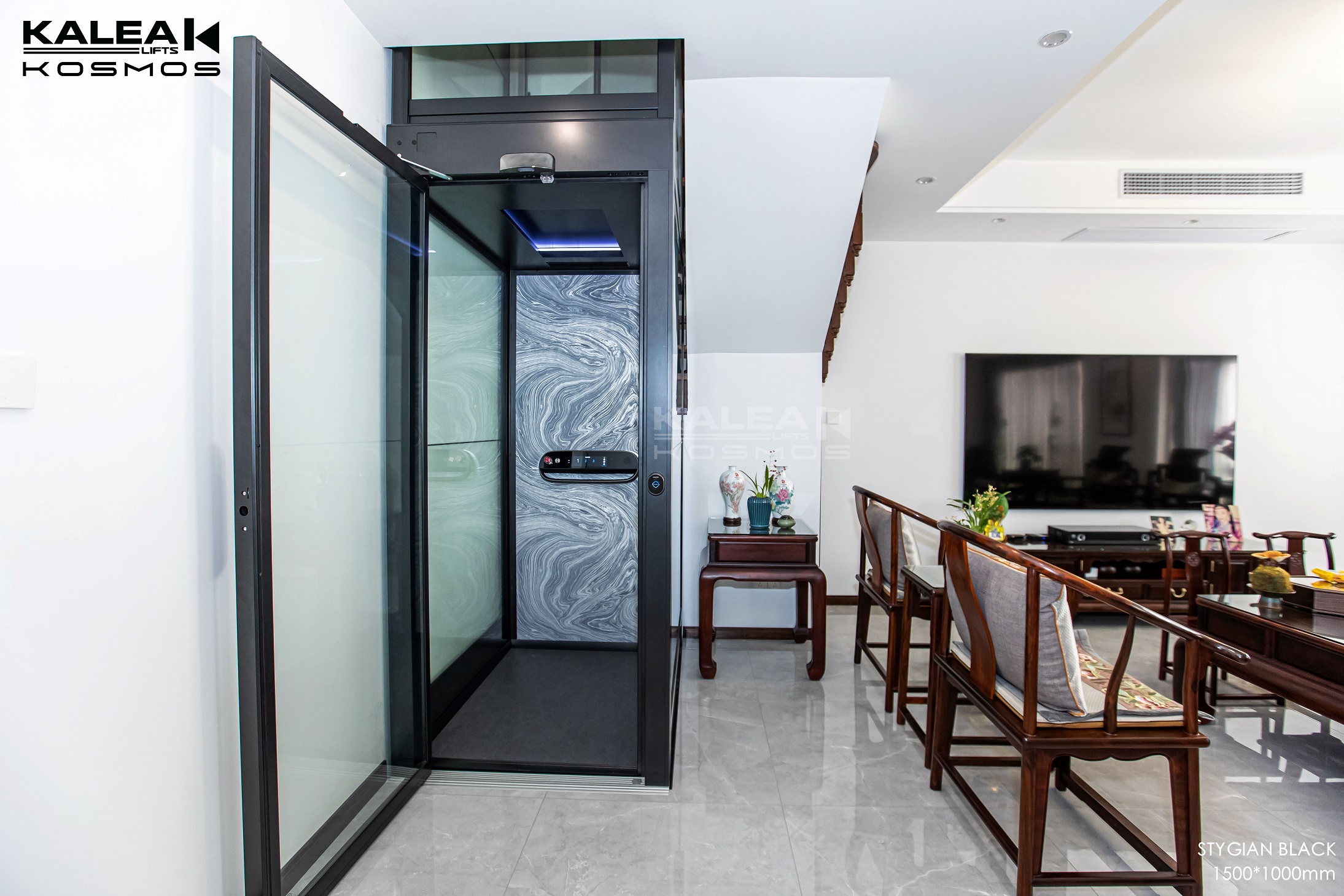 卡尼亚家用电梯KOSMOS X80上海案例