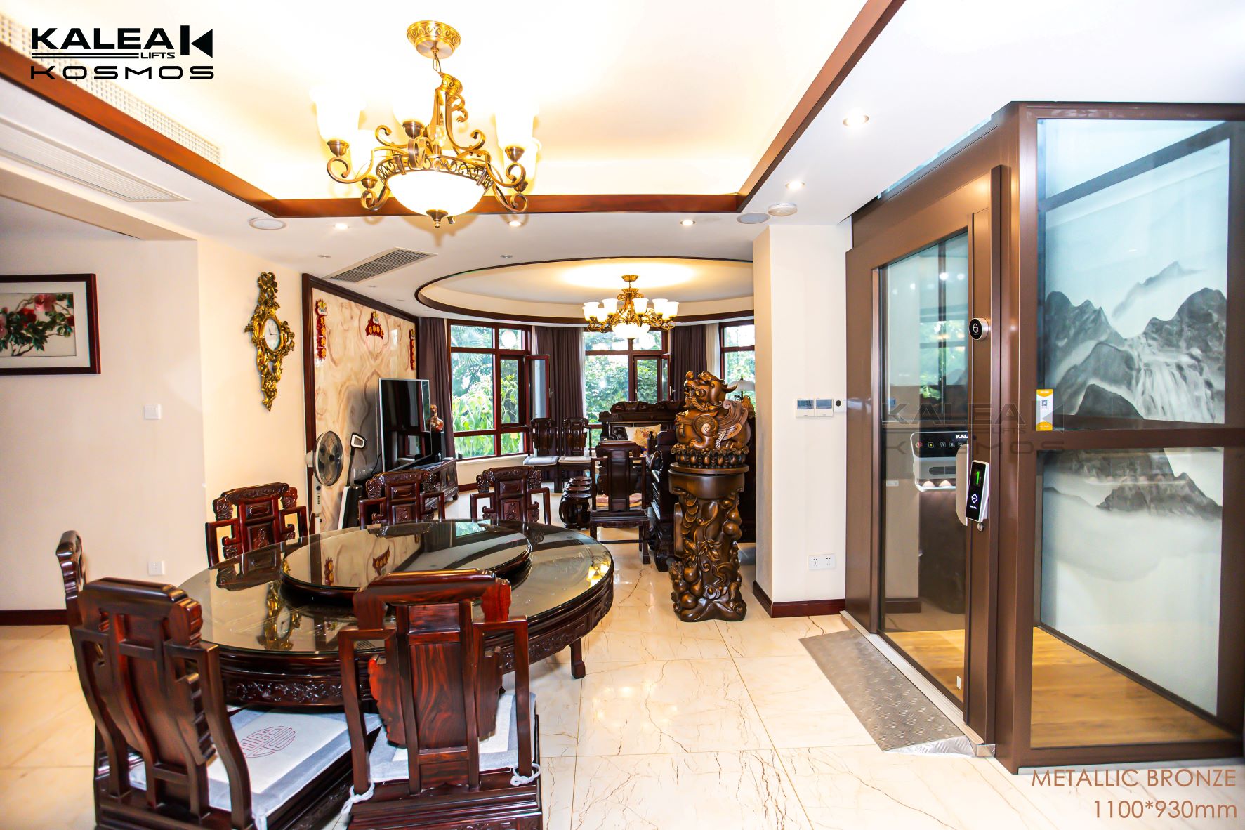 卡尼亚家用电梯K90武汉案例