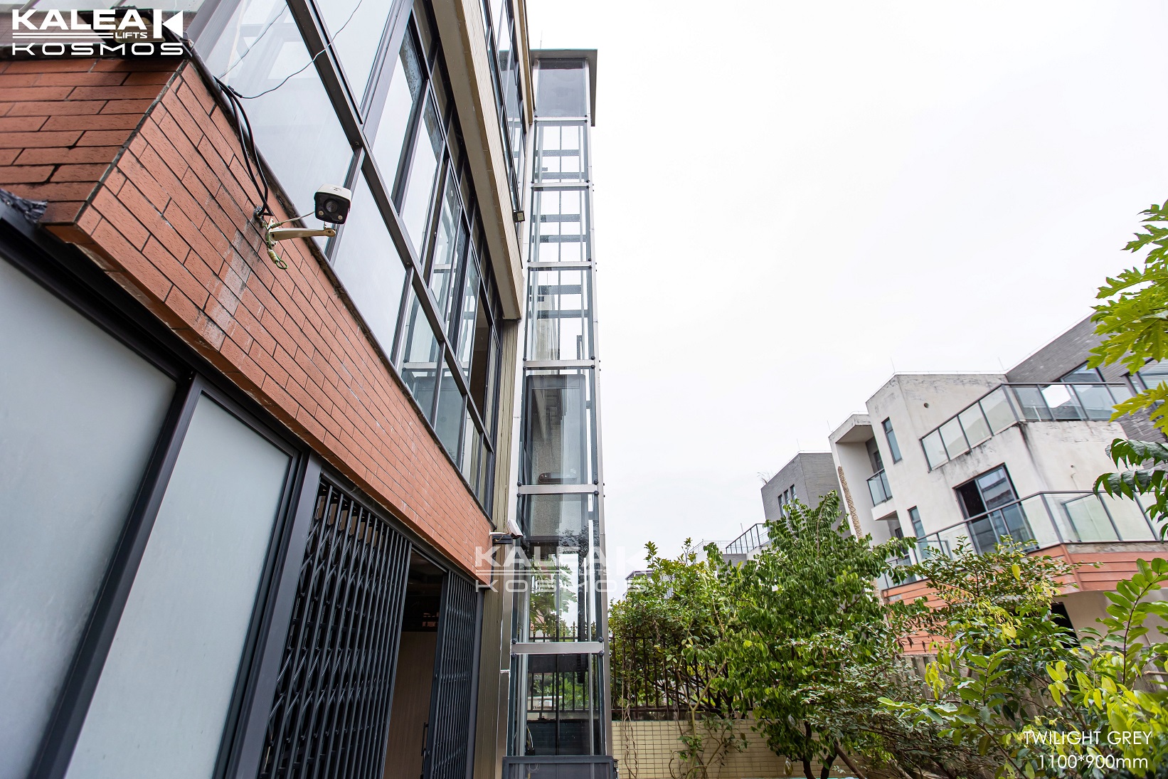 卡尼亚家用电梯X30广州室外加装案例