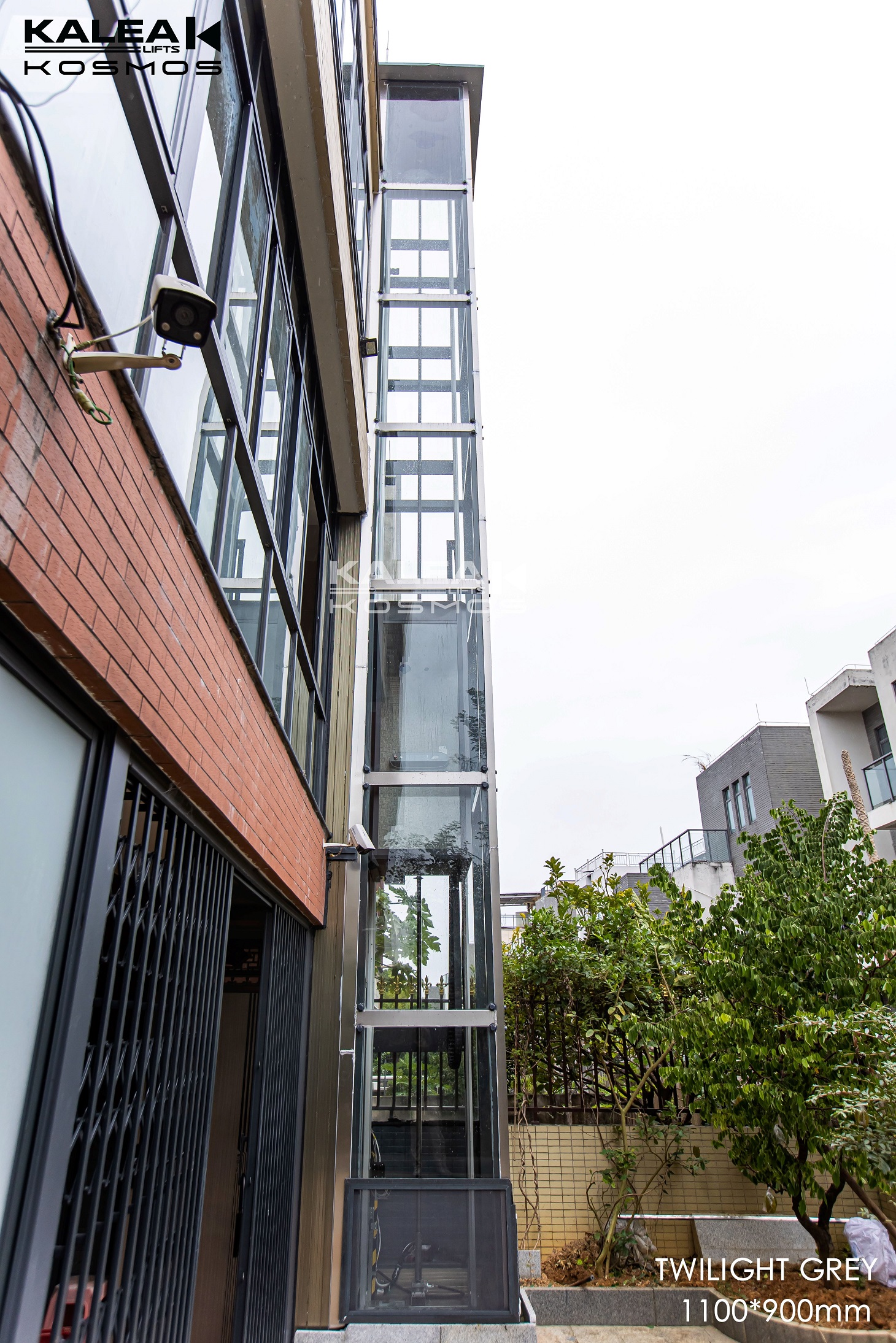 卡尼亚家用电梯X30广州室外加装案例
