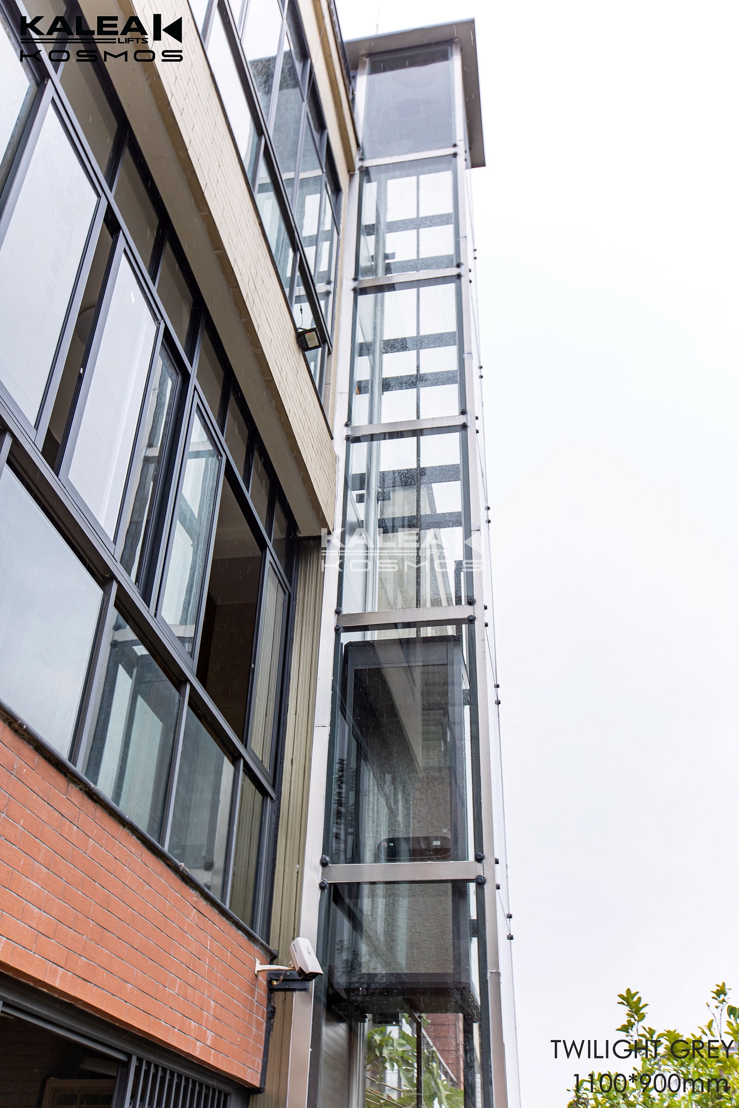 卡尼亚家用电梯X30广州室外加装案例