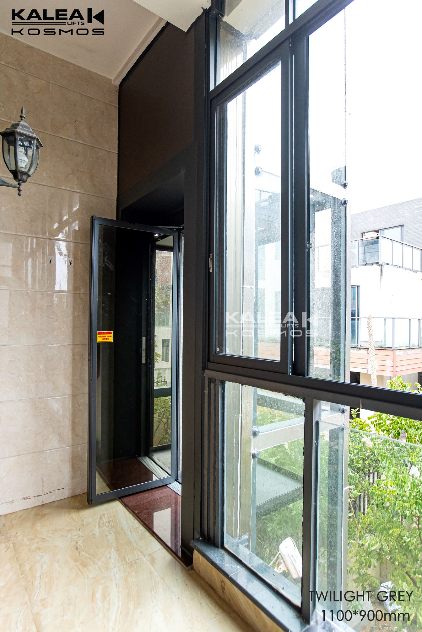 卡尼亚家用电梯X30广州室外加装案例