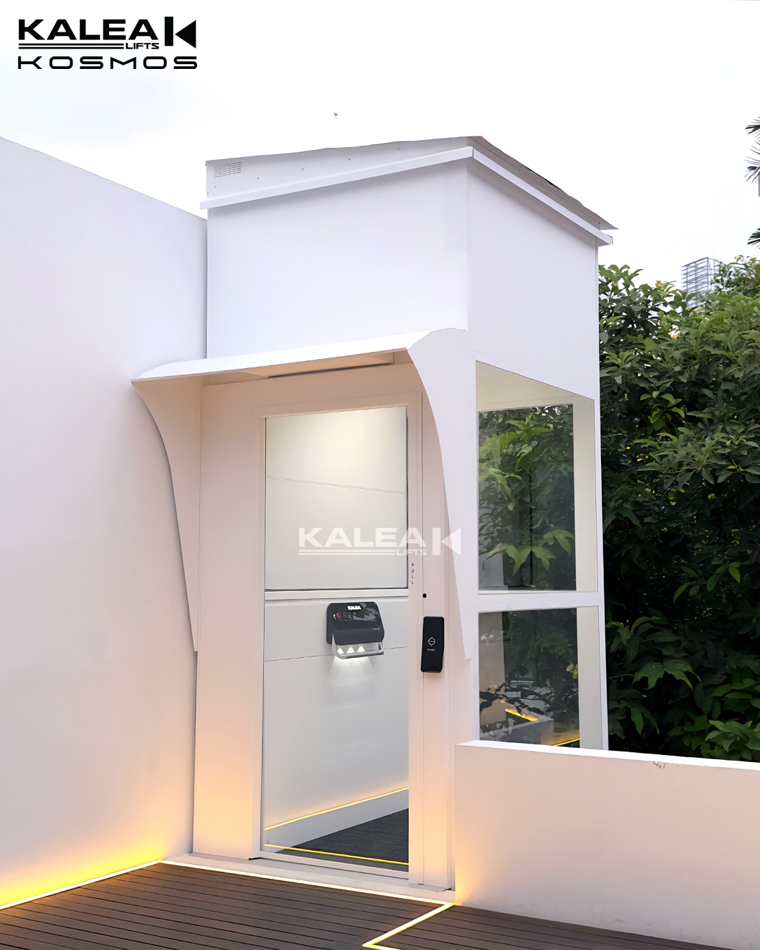 卡尼亚家用电梯K60印尼雅加达室外加装案例