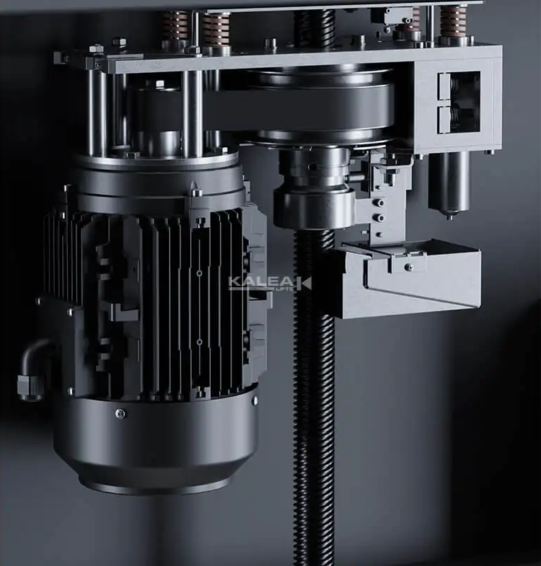 螺杆电梯的电机和螺杆