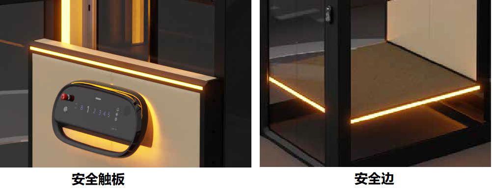 安全触板和安全边